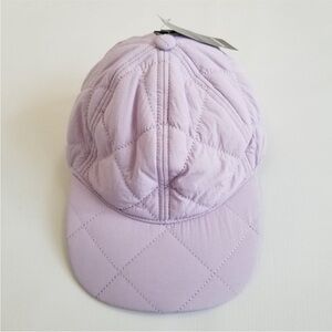 Torrid Lavender Quilted Happy Camper Baseball Cap Hat Size M/L .. NWT